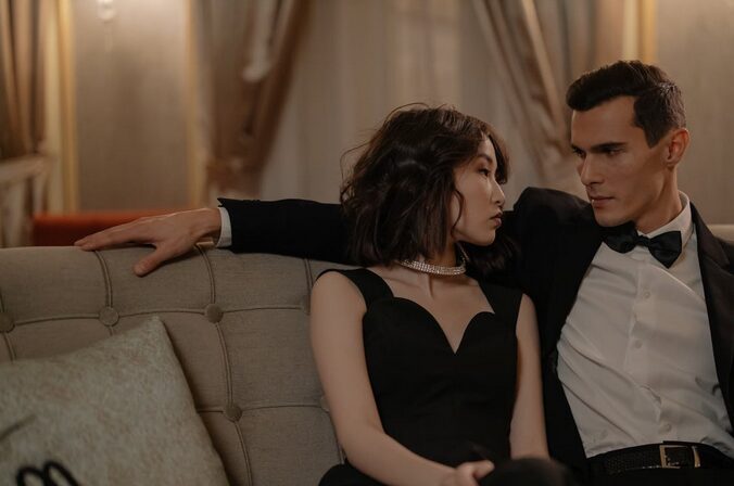 couple in black